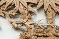 華やかに飾り立てられた梅竹の見応えある欄間　EZ2835ab　在庫(a:1 b:1)枚