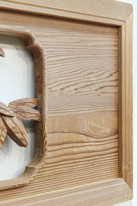 華やかに飾り立てられた梅竹の見応えある欄間　EZ2835ab　在庫(a:1 b:1)枚