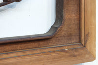 味わい深い木地の色彩に松竹梅を描く風情ある深彫彫刻欄間　EZ2836ab　在庫(a:1 b:1)枚