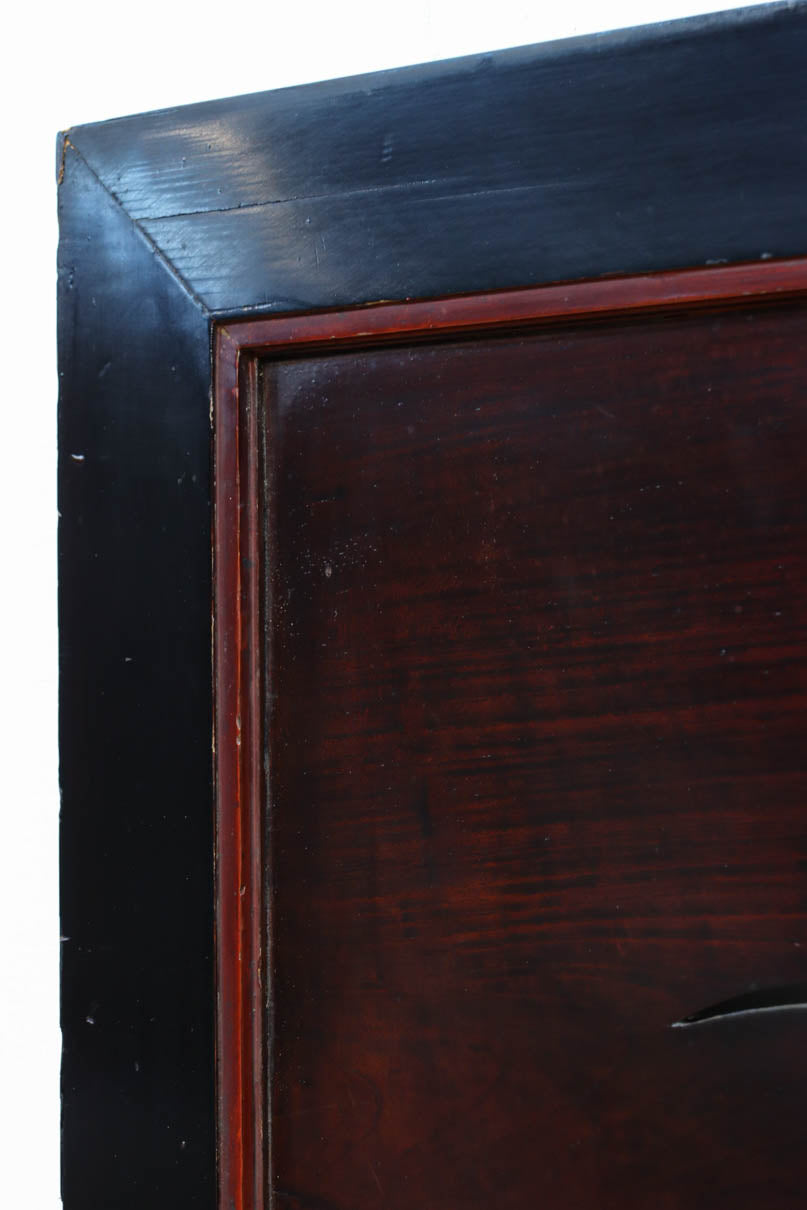 幅2125ミリ！！鯉が波間に顔を出す透かし絵で風情ある長尺漆欄間　EZ2839　在庫1枚