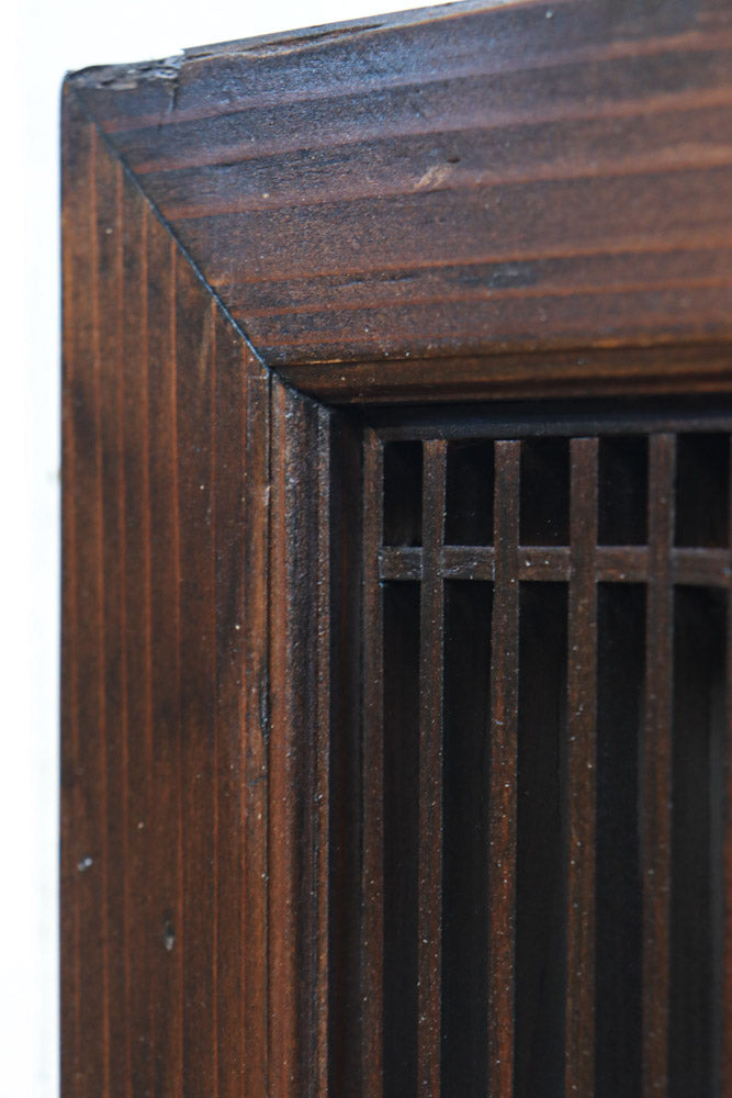 角麻組子で和の趣き溢れる縦繁欄間　EZ2845ab　在庫(a:1 b:1)枚