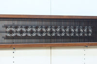 角麻組子で和の趣き溢れる縦繁欄間　EZ2845ab　在庫(a:1 b:1)枚