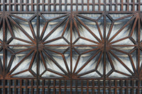 角麻組子で和の趣き溢れる縦繁欄間　EZ2845ab　在庫(a:1 b:1)枚