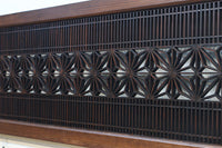 角麻組子で和の趣き溢れる縦繁欄間　EZ2845ab　在庫(a:1 b:1)枚