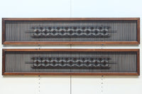 角麻組子で和の趣き溢れる縦繁欄間　EZ2845ab　在庫(a:1 b:1)枚