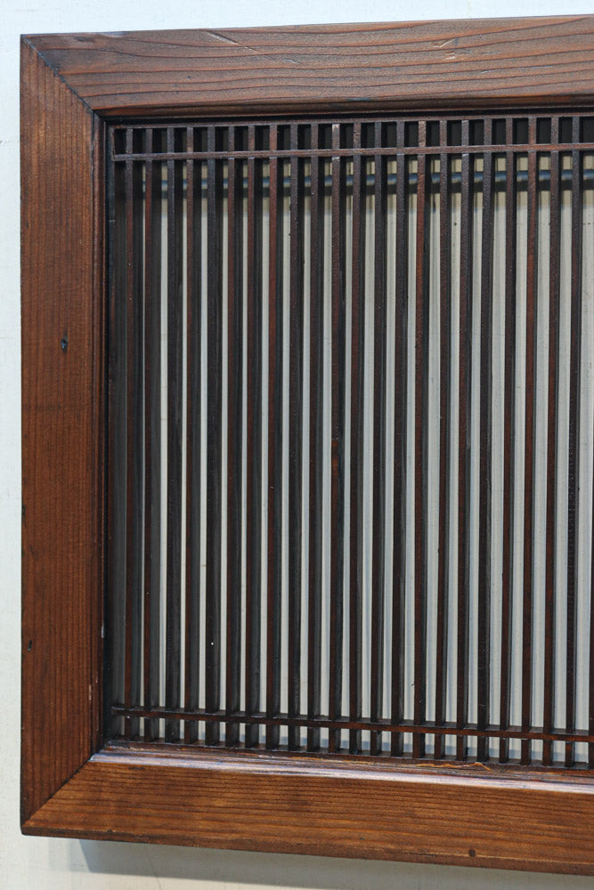 角麻組子で和の趣き溢れる縦繁欄間　EZ2845ab　在庫(a:1 b:1)枚