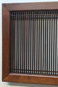 角麻組子で和の趣き溢れる縦繁欄間　EZ2845ab　在庫(a:1 b:1)枚