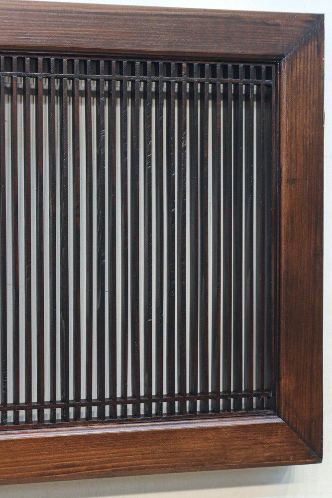 角麻組子で和の趣き溢れる縦繁欄間　EZ2845ab　在庫(a:1 b:1)枚