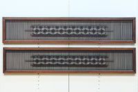 角麻組子で和の趣き溢れる縦繁欄間　EZ2845ab　在庫(a:1 b:1)枚