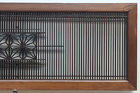 角麻組子で和の趣き溢れる縦繁欄間　EZ2845ab　在庫(a:1 b:1)枚