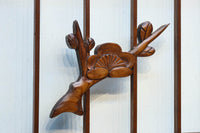 松竹梅と富士山を美しく描いた欄間・書院セット　EZ2847　在庫5枚一組