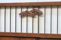 松竹梅と富士山を美しく描いた欄間・書院セット　EZ2847　在庫5枚一組