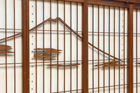 松竹梅と富士山を美しく描いた欄間・書院セット　EZ2847　在庫5枚一組