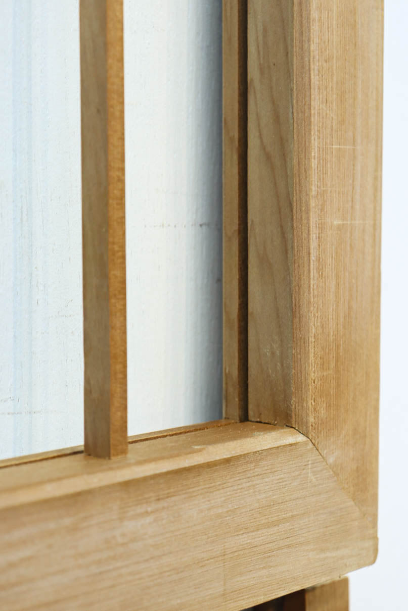 巨木の松と鶴の絵柄で風情ある欄間・書院セット　EZ2848　在庫5枚一組