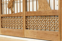 巨木の松と鶴の絵柄で風情ある欄間・書院セット　EZ2848　在庫5枚一組