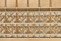 巨木の松と鶴の絵柄で風情ある欄間・書院セット　EZ2848　在庫5枚一組