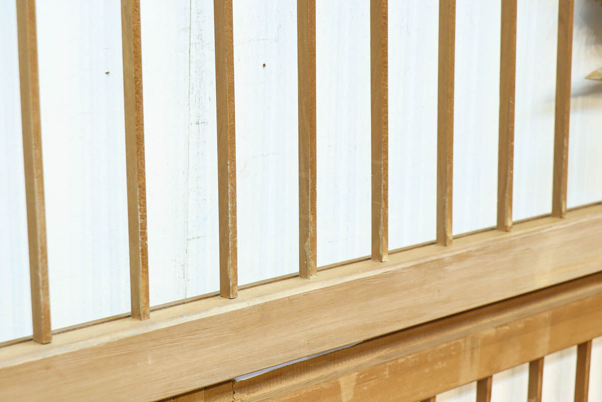 富士山を遠景に鶴松の風景を描く欄間・書院セット　EZ2849　在庫5枚1組