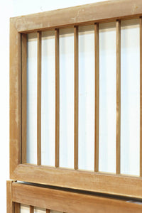 富士山を遠景に鶴松の風景を描く欄間・書院セット　EZ2849　在庫5枚1組