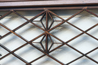 菱格子に組子を軽やかに散りばめた欄間　EZ2850　在庫1枚