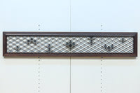 菱格子に組子を軽やかに散りばめた欄間　EZ2850　在庫1枚