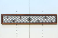 菱格子に組子を軽やかに散りばめた欄間　EZ2850　在庫1枚