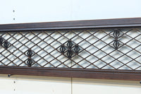 菱格子に組子を軽やかに散りばめた欄間　EZ2850　在庫1枚