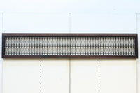 稀少珍品！！和モダンな装飾で華やかな面持ちの繊細縦格子欄間　EZ2855　在庫1枚