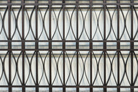 稀少珍品！！和モダンな装飾で華やかな面持ちの繊細縦格子欄間　EZ2855　在庫1枚