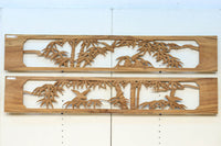 Carved ranma material EZ2857ab