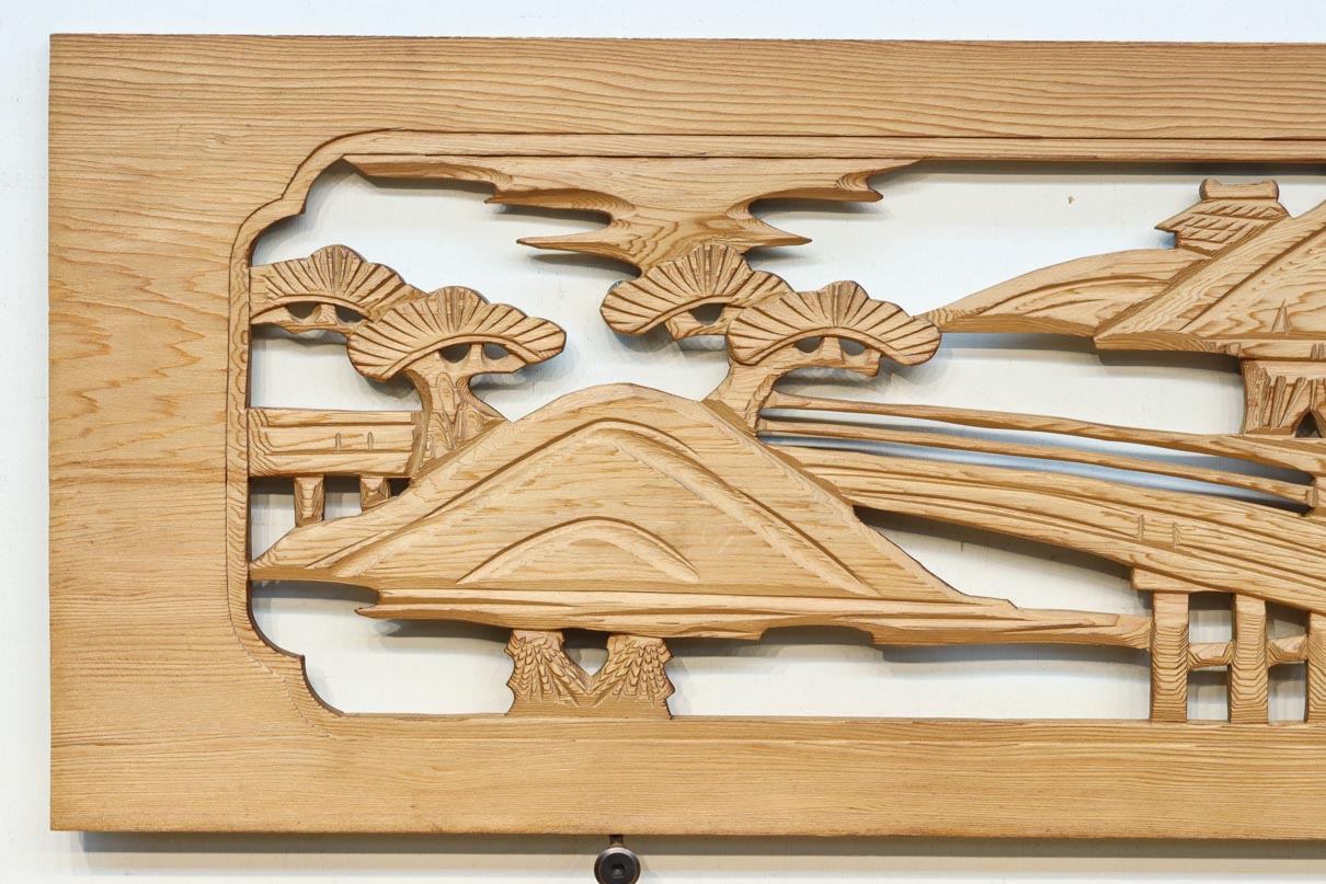 Carved ranma material EZ2872