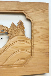 Carved ranma material EZ2872