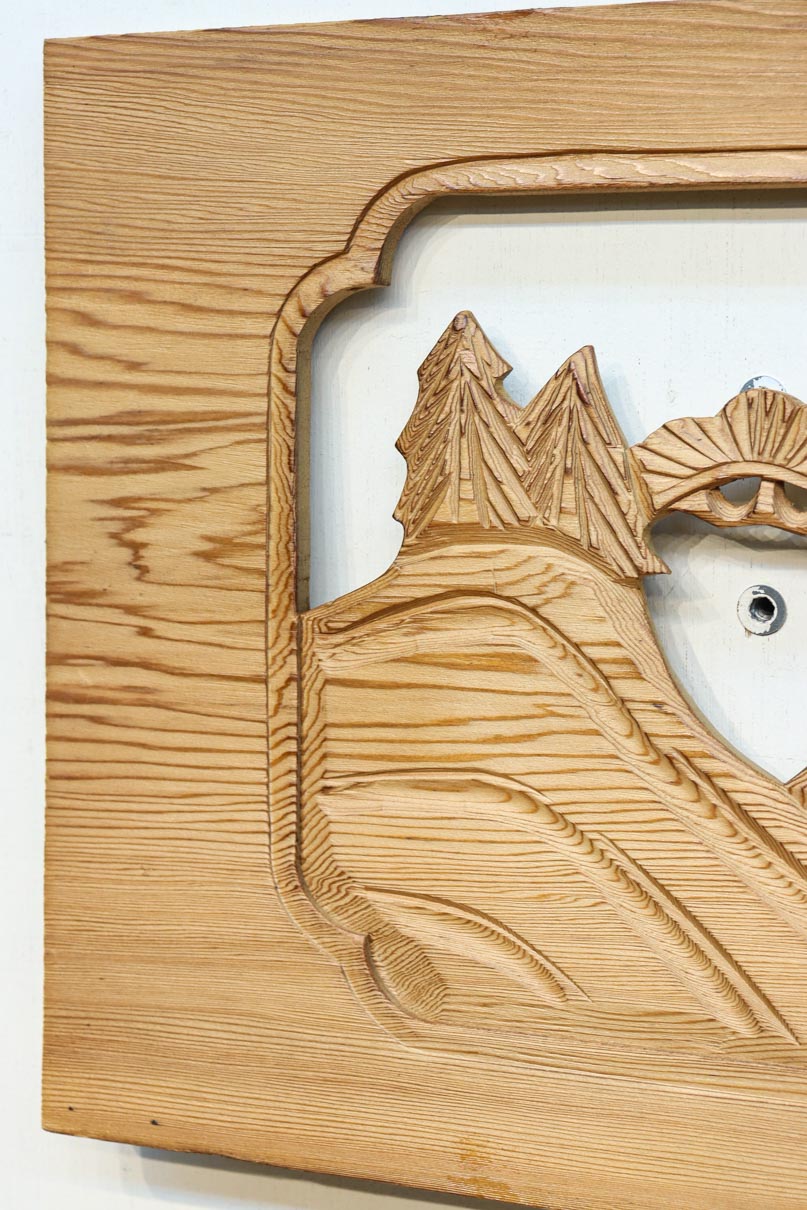 Carved ranma material EZ2872