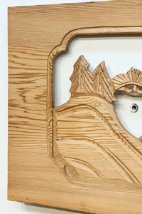 Carved ranma material EZ2872