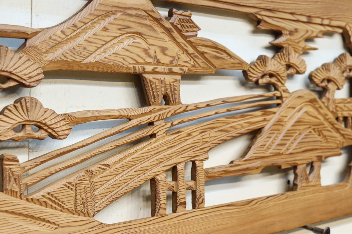 Carved ranma material EZ2872