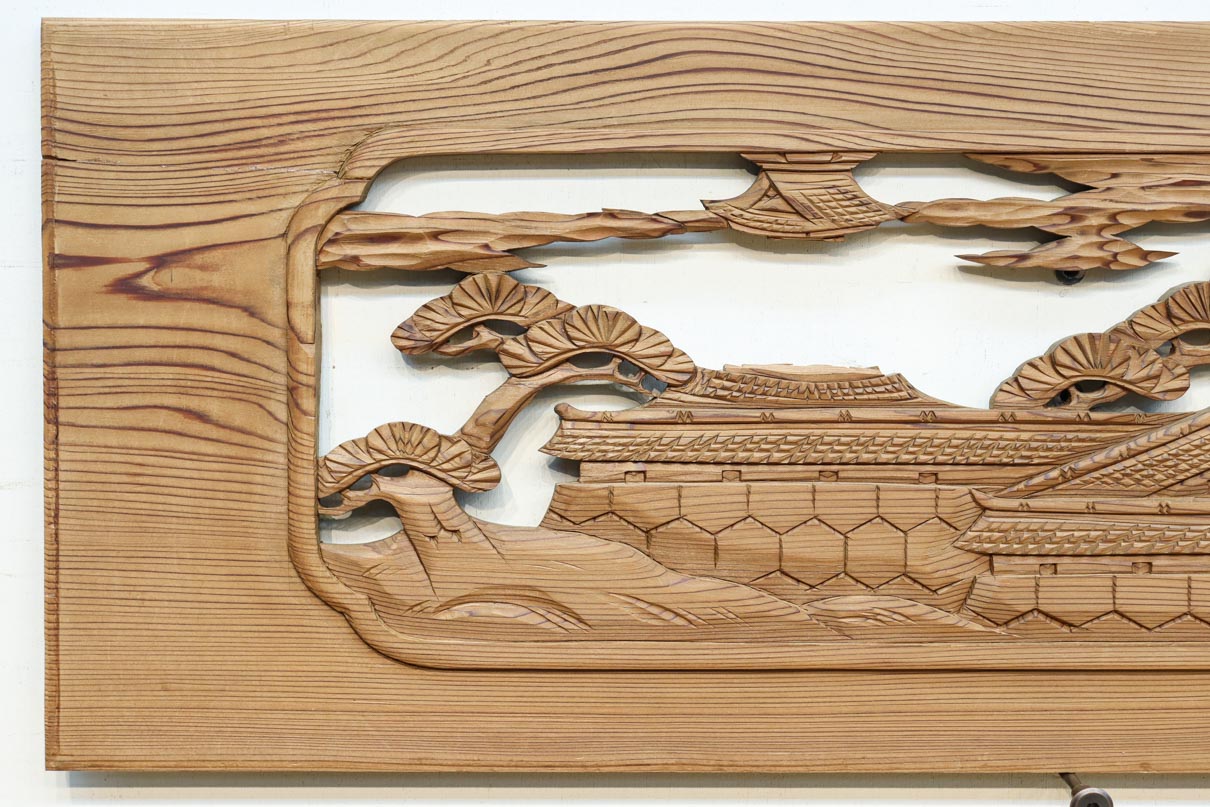 Carved ranma material EZ2880