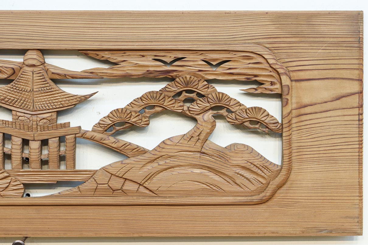 Carved ranma material EZ2880