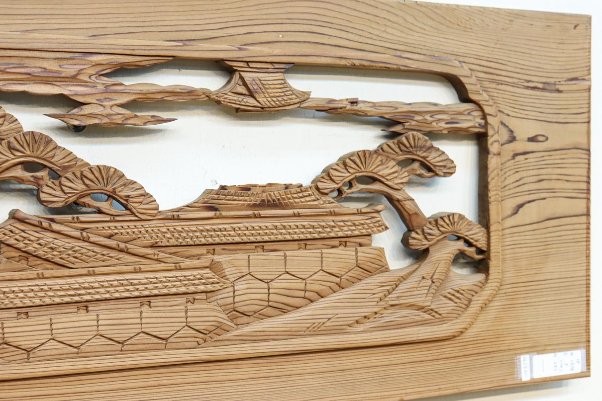 Carved ranma material EZ2880