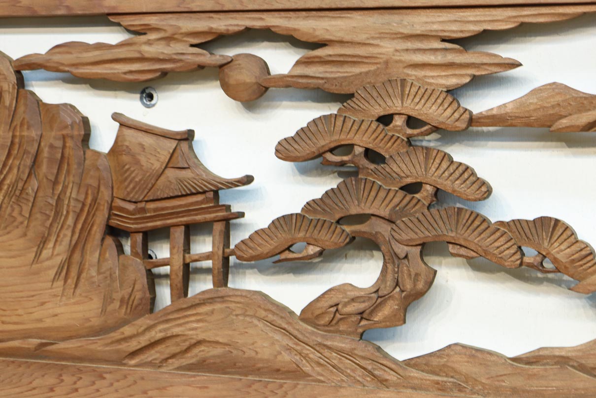 Carved ranma material EZ2881