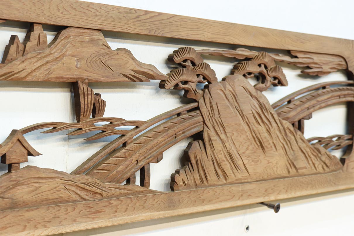 Carved ranma material EZ2881