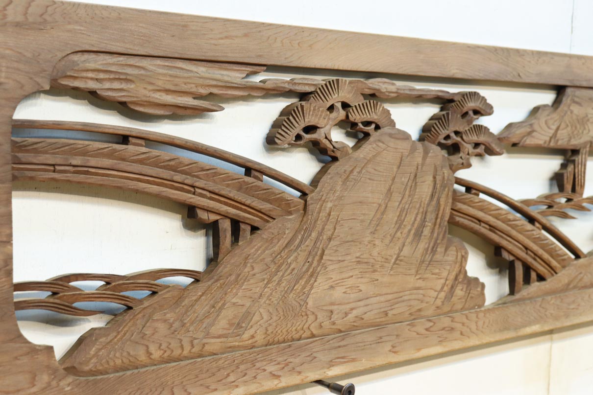 Carved ranma material EZ2881