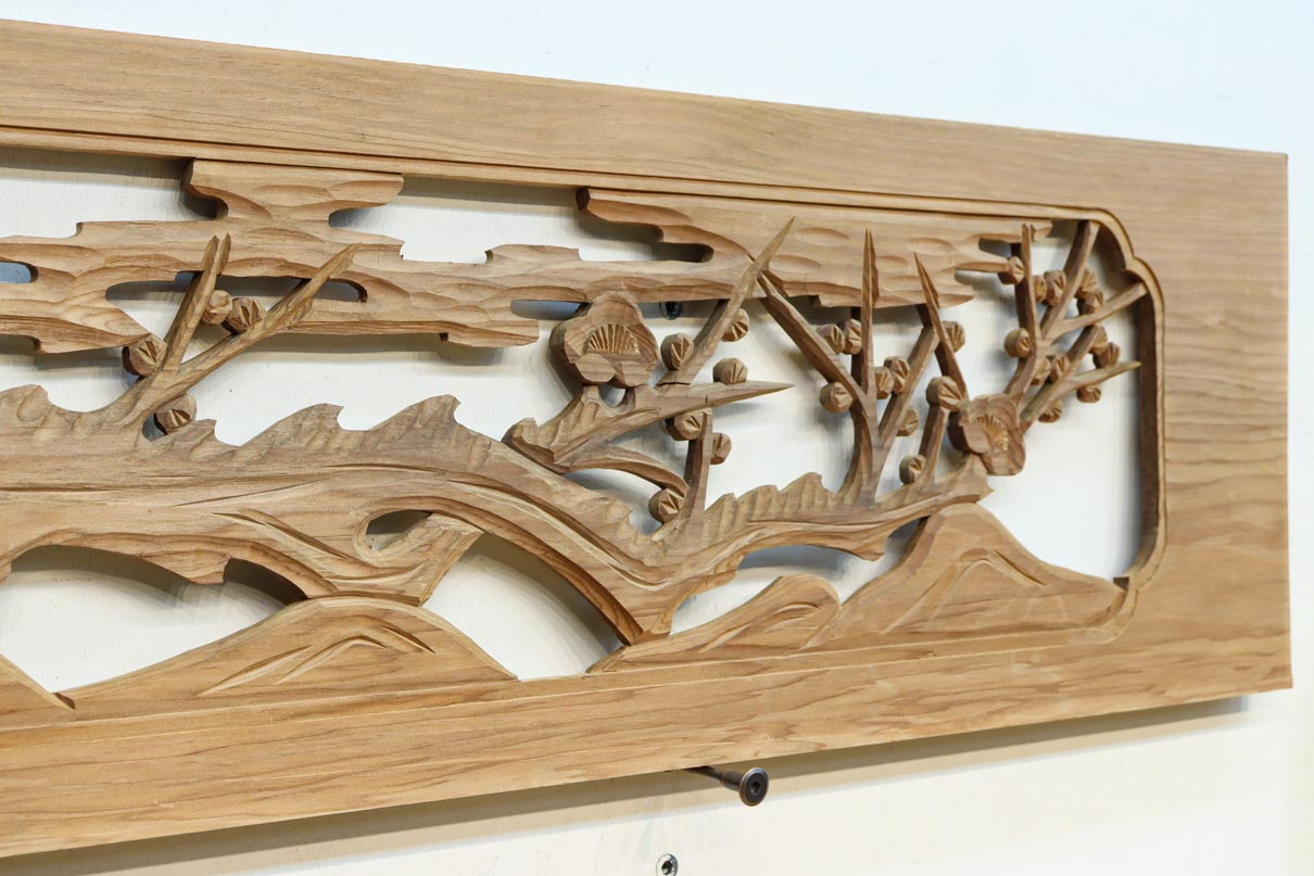 Carved ranma material　EZ2882ab