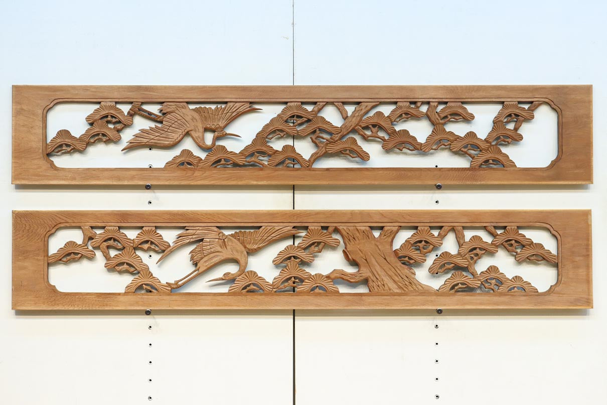 Carved ranma material EZ2885ab