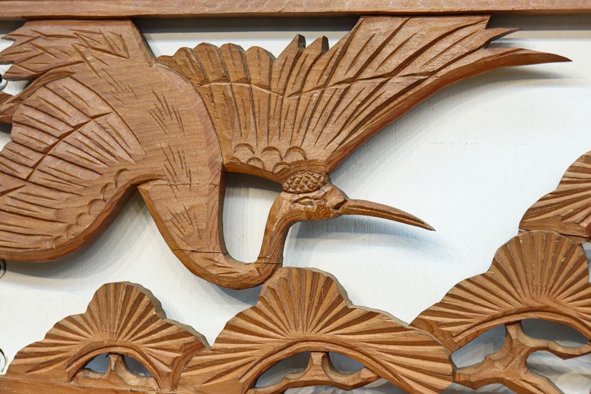 Carved ranma material EZ2885ab