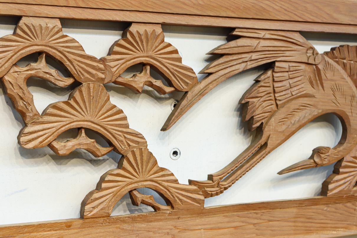 Carved ranma material EZ2885ab