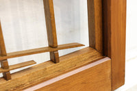 梅の木に鶯が羽を休める風景を描いた書院セット　EZ2889　在庫2枚一組