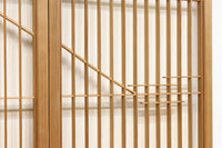 富士山を遠くに臨む静観な風景を描いた書院セット　EZ2891　在庫4枚一組