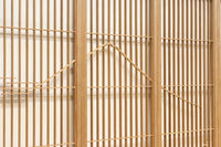 富士山を遠くに臨む静観な風景を描いた書院セット　EZ2891　在庫4枚一組