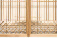 富士山を遠くに臨む静観な風景を描いた書院セット　EZ2891　在庫4枚一組