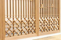 富士山を遠くに臨む静観な風景を描いた書院セット　EZ2891　在庫4枚一組