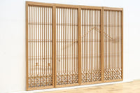 富士山を遠くに臨む静観な風景を描いた書院セット　EZ2891　在庫4枚一組